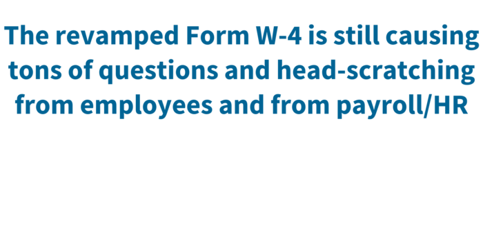Form W-4 and 2022 Withholding