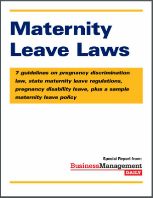 leave maternity laws pregnancy law policy guidelines state discrimination sample regulations disability plus claim copy